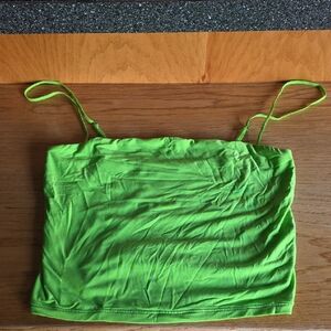 Vibrant Green Spaghetti Strap Top